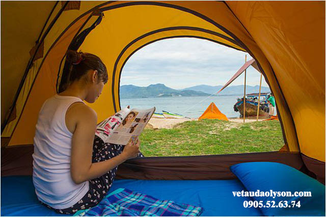 Cắm trại ở Đảo Bé